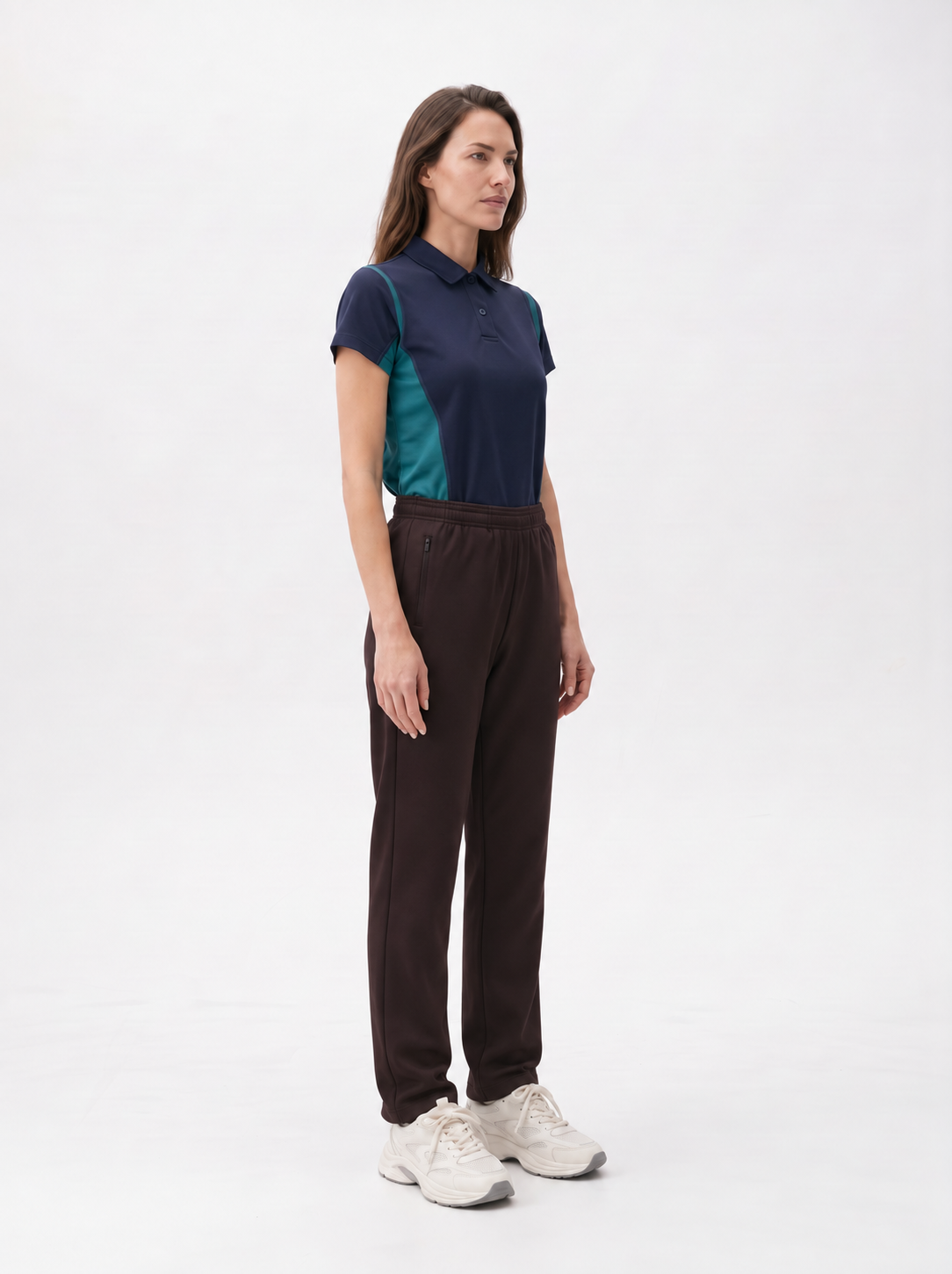 AM BOWLS Women's Straight-Leg Fleecy Track Pant