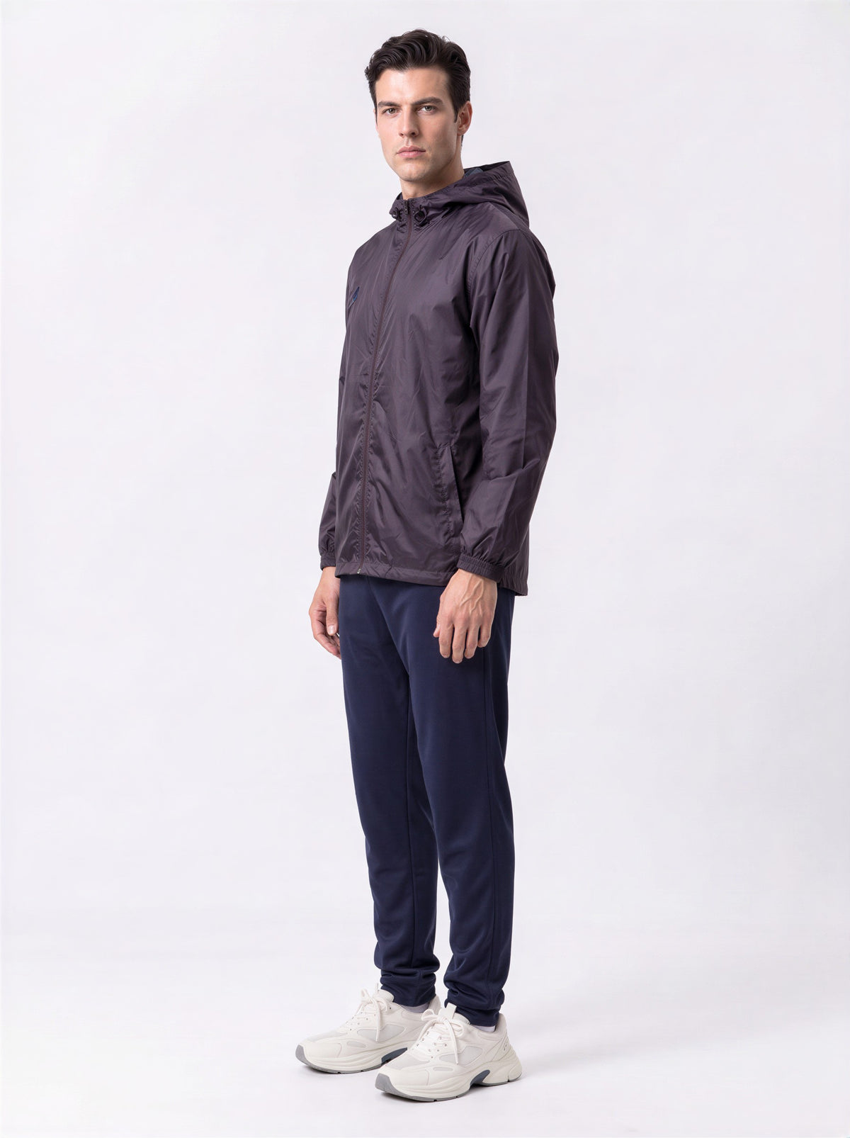 AM BOWLS Men's Nylon Rain Jacket
