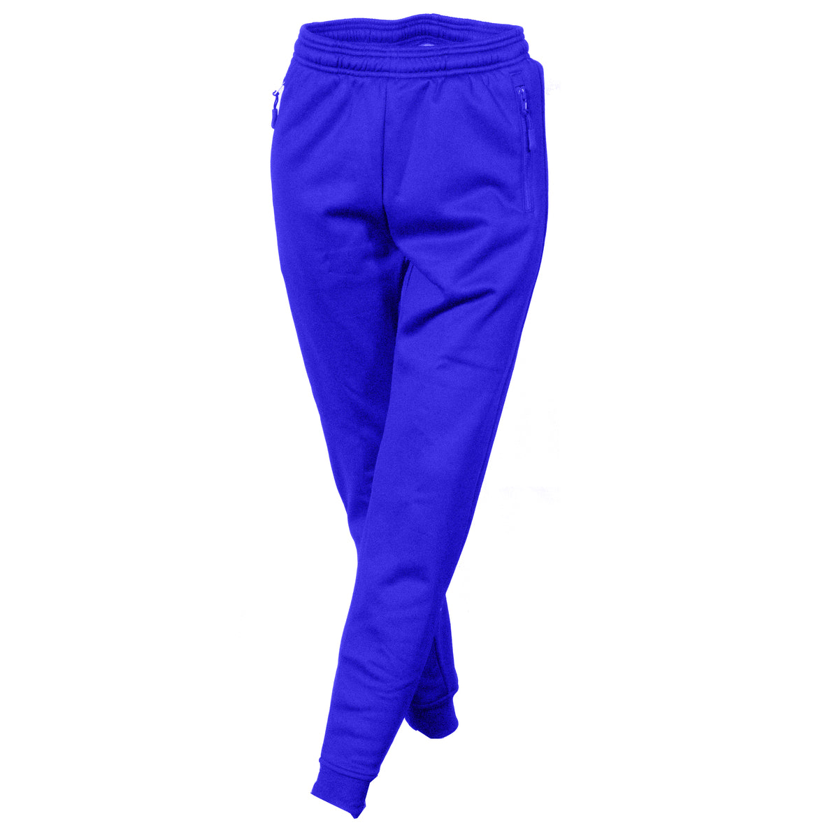 AM BOWLS Women's Slim Fit Fleecy Track Pant with Zip at Ankle
