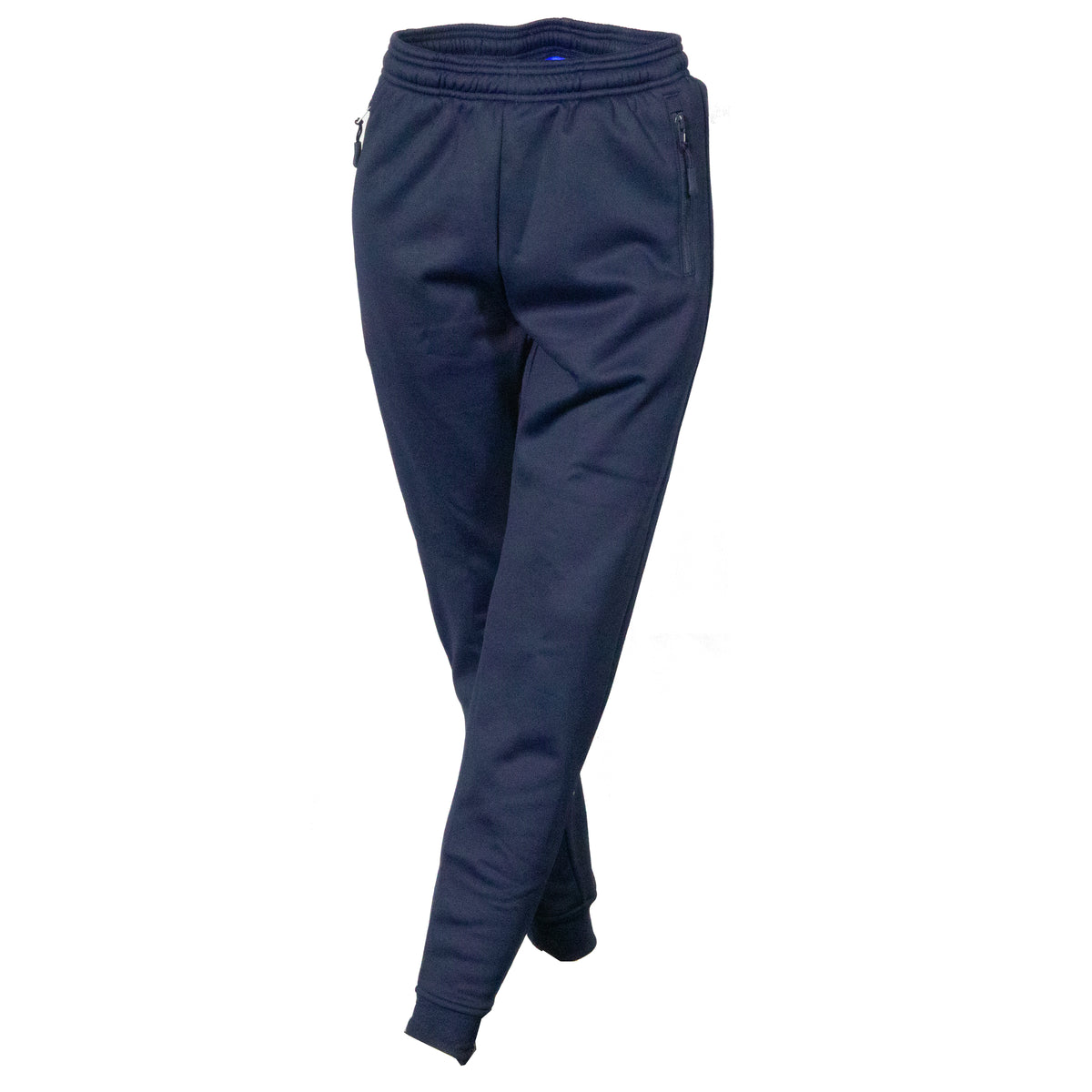 AM BOWLS Women's Slim Fit Fleecy Track Pant with Zip at Ankle