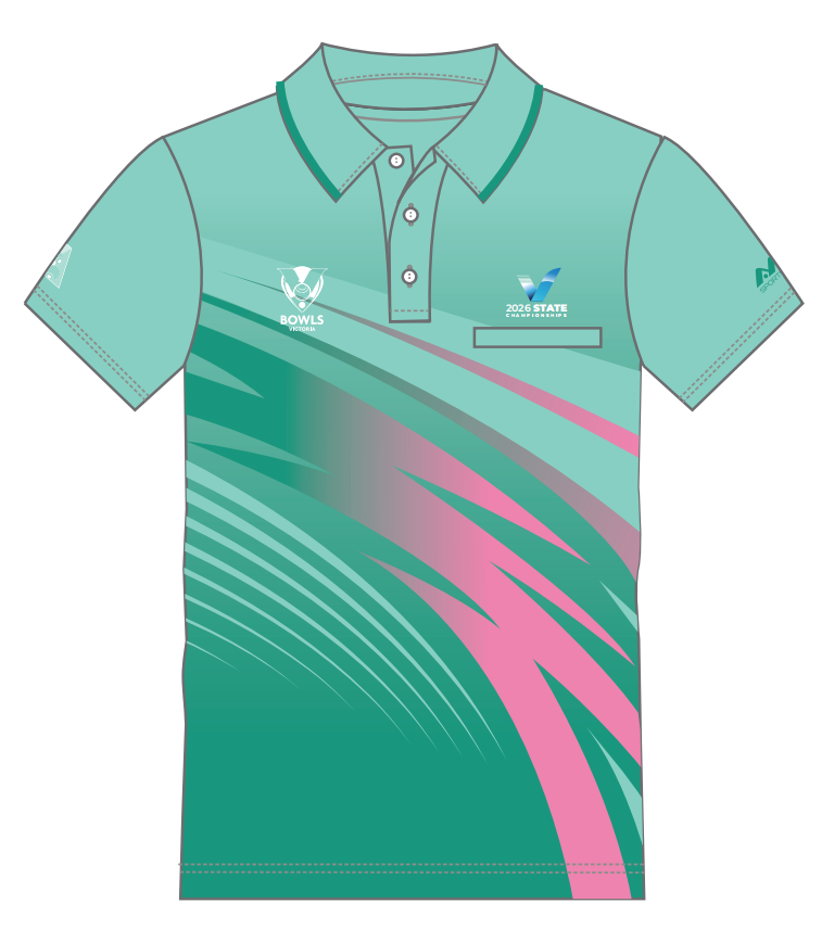 Men's Bowls Polo Teal