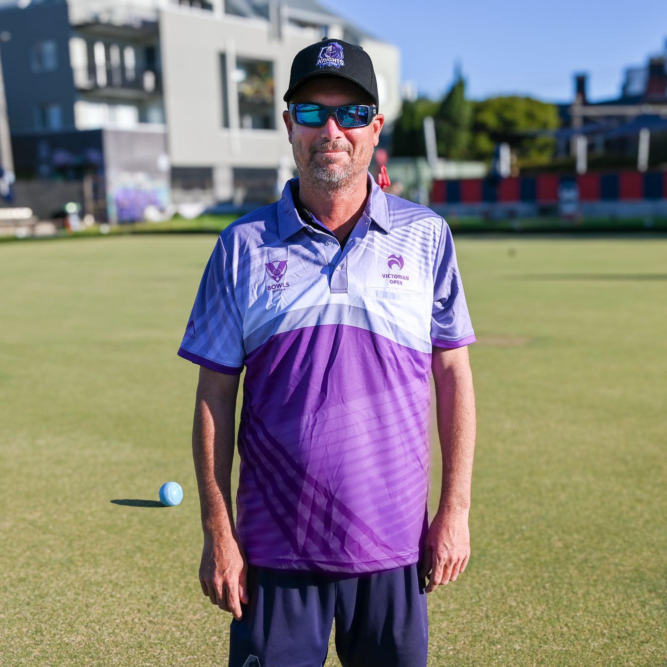 Men's VO2026 polo shirt - Purple