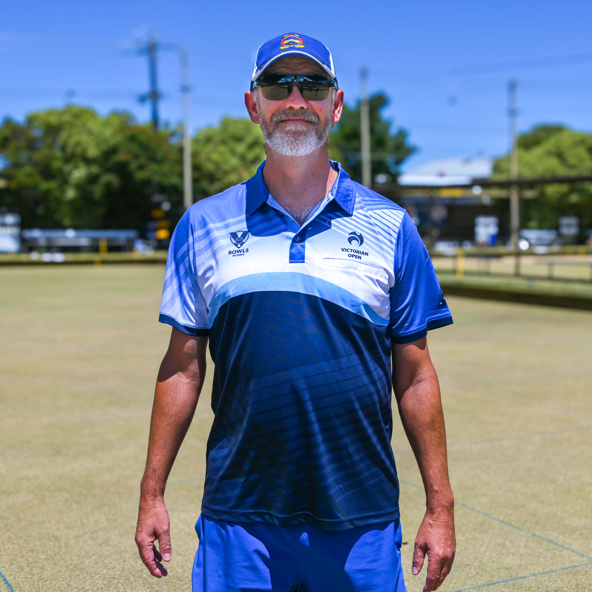 Men's VO2026 polo shirt - Blue