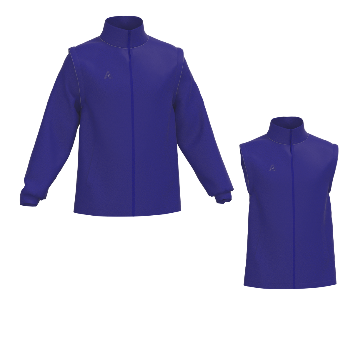 AM BOWLS Men's 2-in-1 Zip-Off Sleeves Jacket