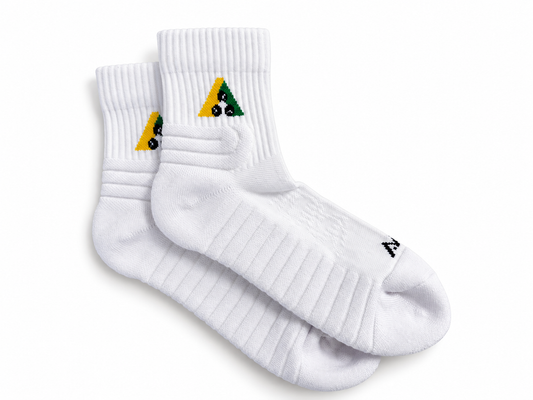 AM BOWLS Unisex Cushioned Short Crew Socks